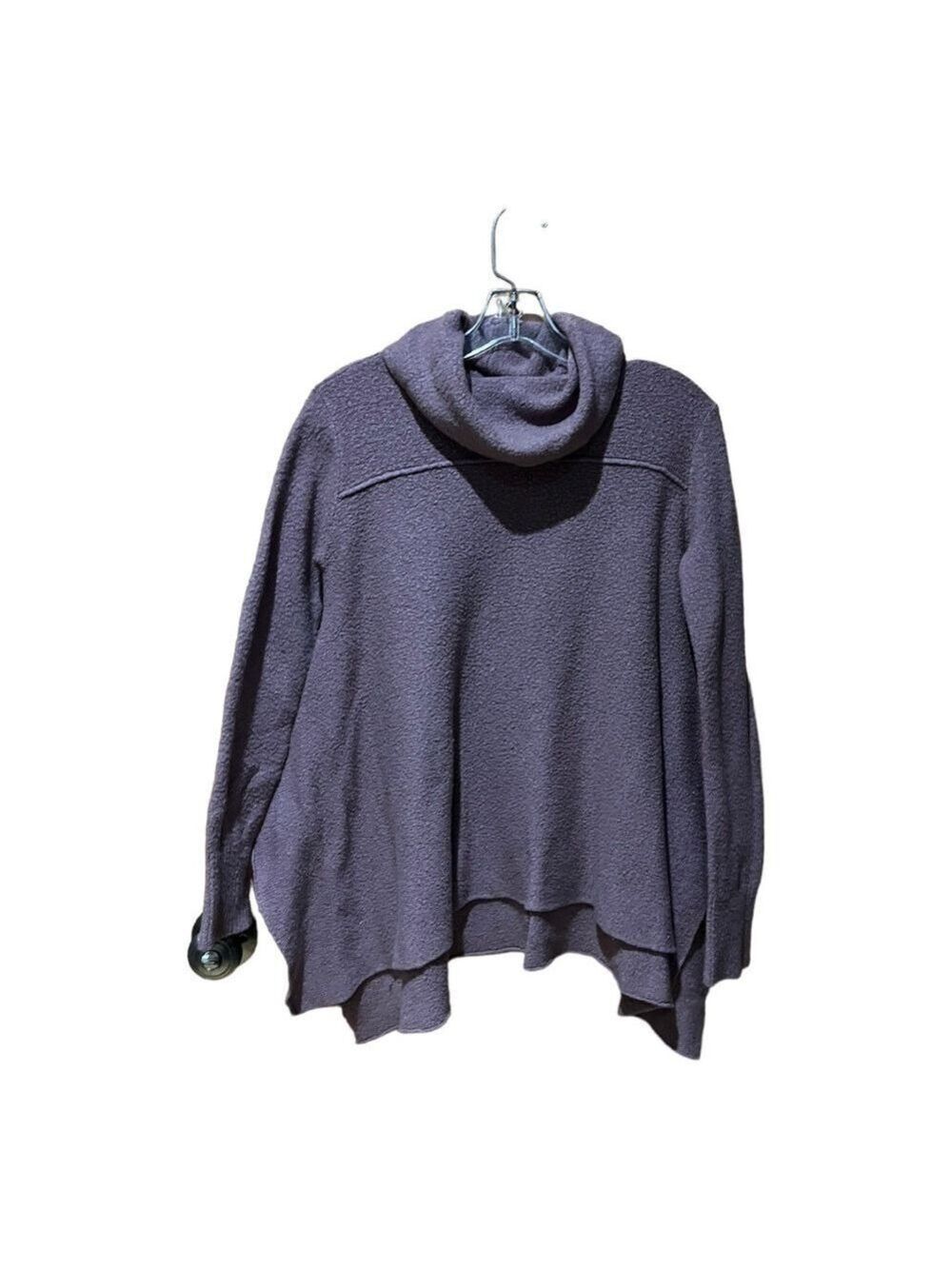 Umgee Cowl Neck Sweater Asymmetrical Hem Small